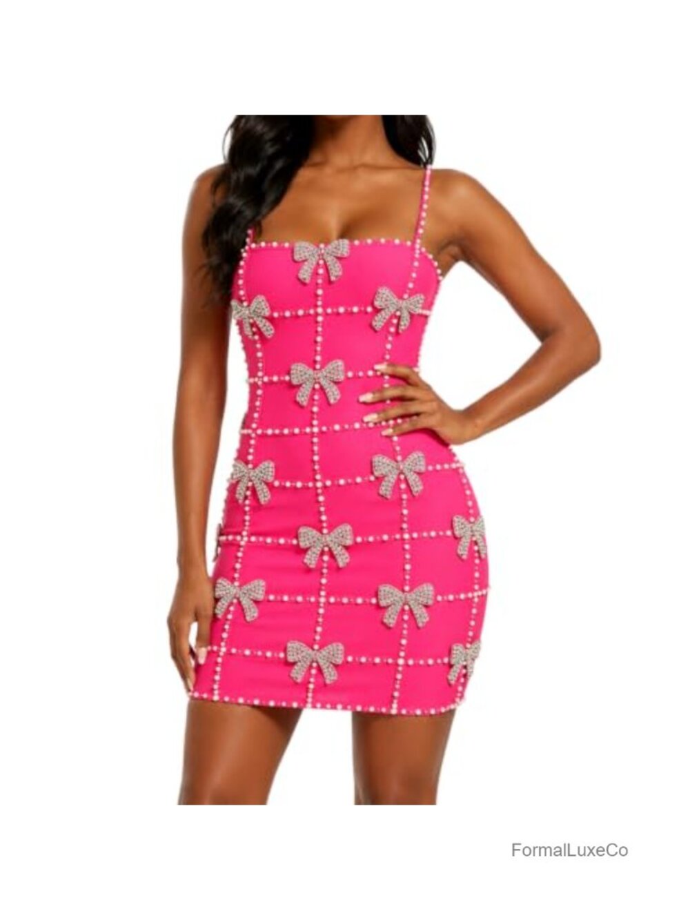 Rhinestone Butterfly Corset Bodycon Mini Dress Sleeveless Open Back